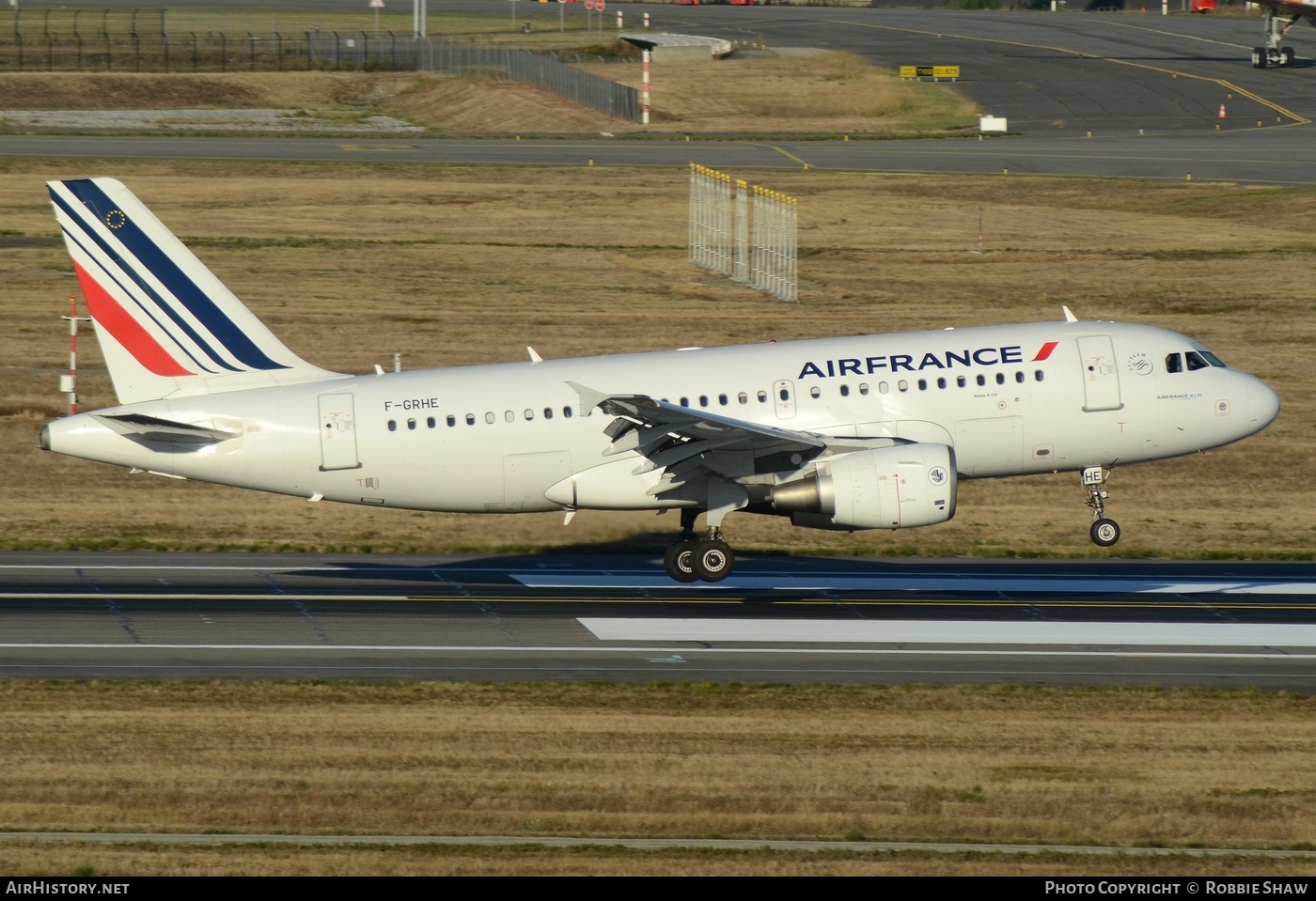 Aircraft Photo of F-GRHE | Airbus A319-111 | Air France | AirHistory.net #197804