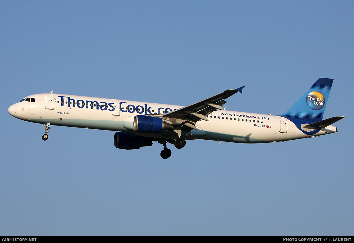 Aircraft Photo of G-DHJH | Airbus A321-211 | Thomas Cook Airlines | AirHistory.net #197807