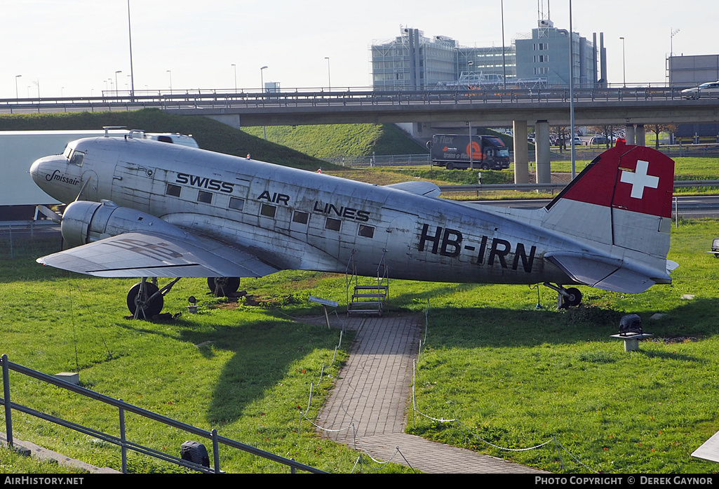 Aircraft Photo of HB-IRN | Douglas C-53B Skytrooper | Swissair - Swiss Air Lines | AirHistory.net #197814