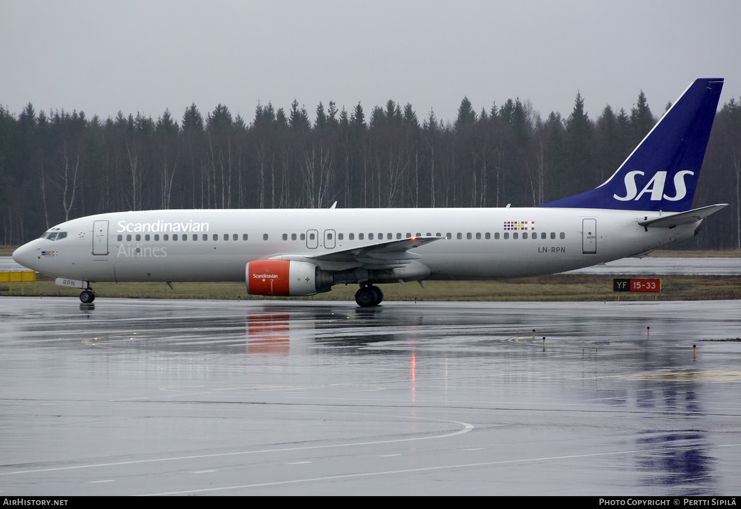 Aircraft Photo of LN-RPN | Boeing 737-883 | Scandinavian Airlines - SAS | AirHistory.net #197816
