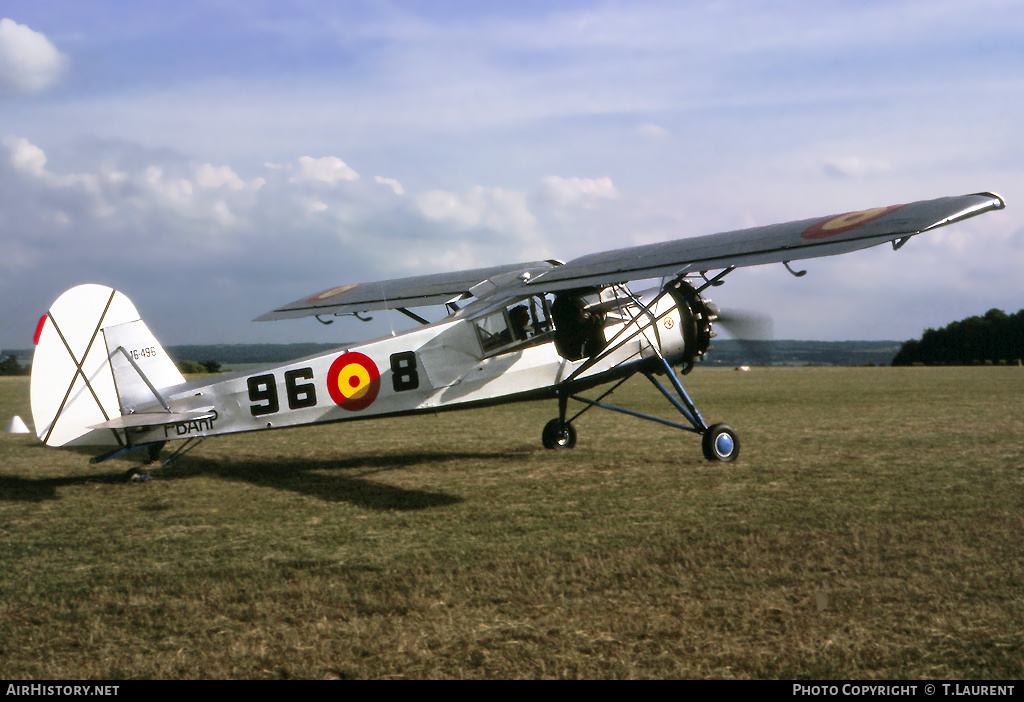 Aircraft Photo of F-BARP / 16-496 | Morane-Saulnier MS.505 Criquet | Spain - Air Force | AirHistory.net #197833