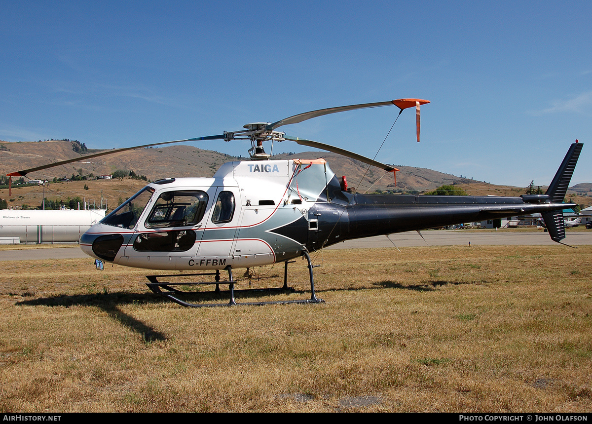 Aircraft Photo of C-FFBM | Aerospatiale AS-350D AStar Mk3 | Taiga Helicopters | AirHistory.net #197857