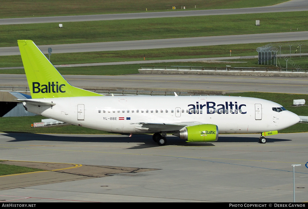 Aircraft Photo of YL-BBE | Boeing 737-53S | AirBaltic | AirHistory.net #197865