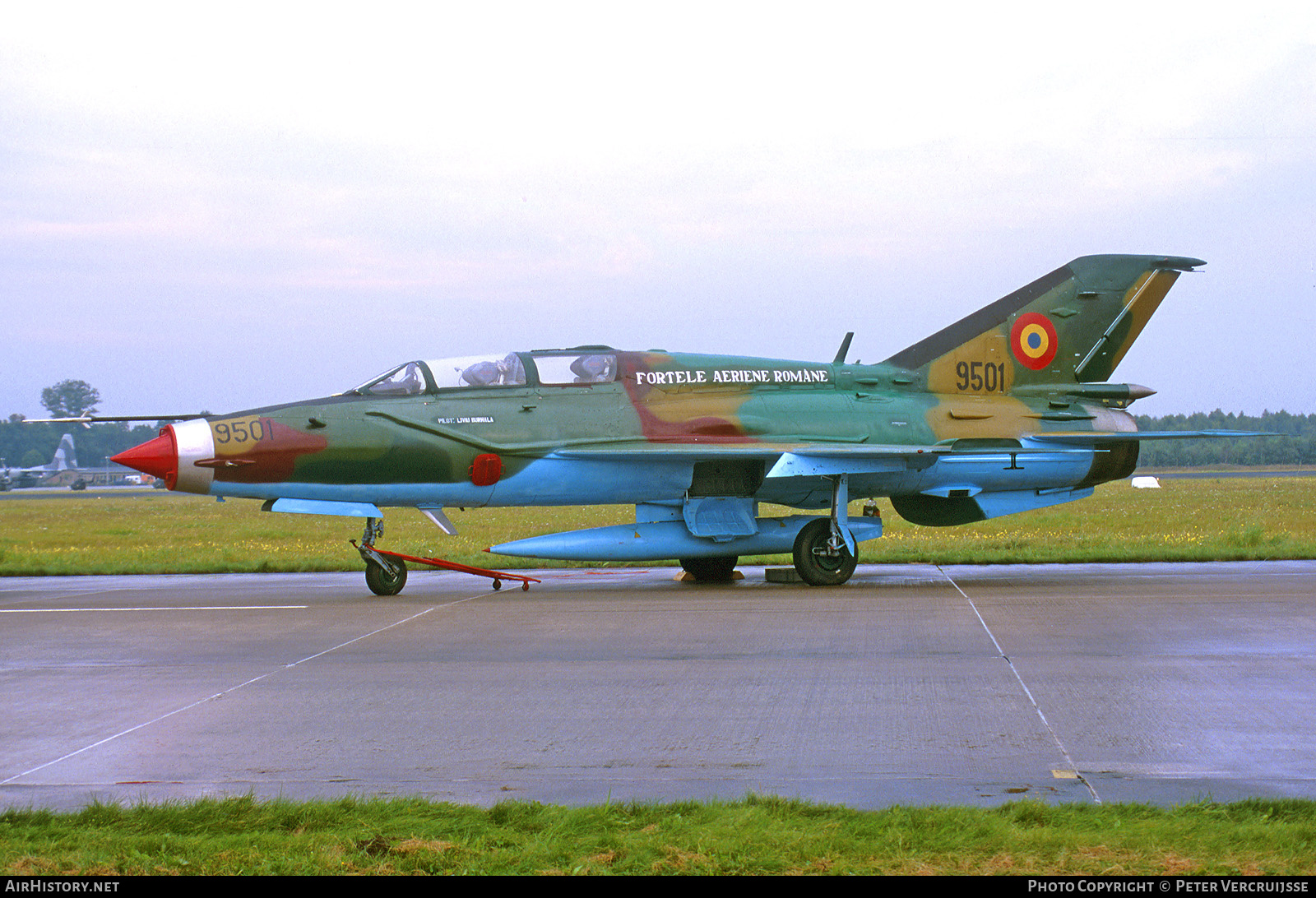 Aircraft Photo of 9501 | Mikoyan-Gurevich MiG-21UM Lancer B | Romania - Air Force | AirHistory.net #197868