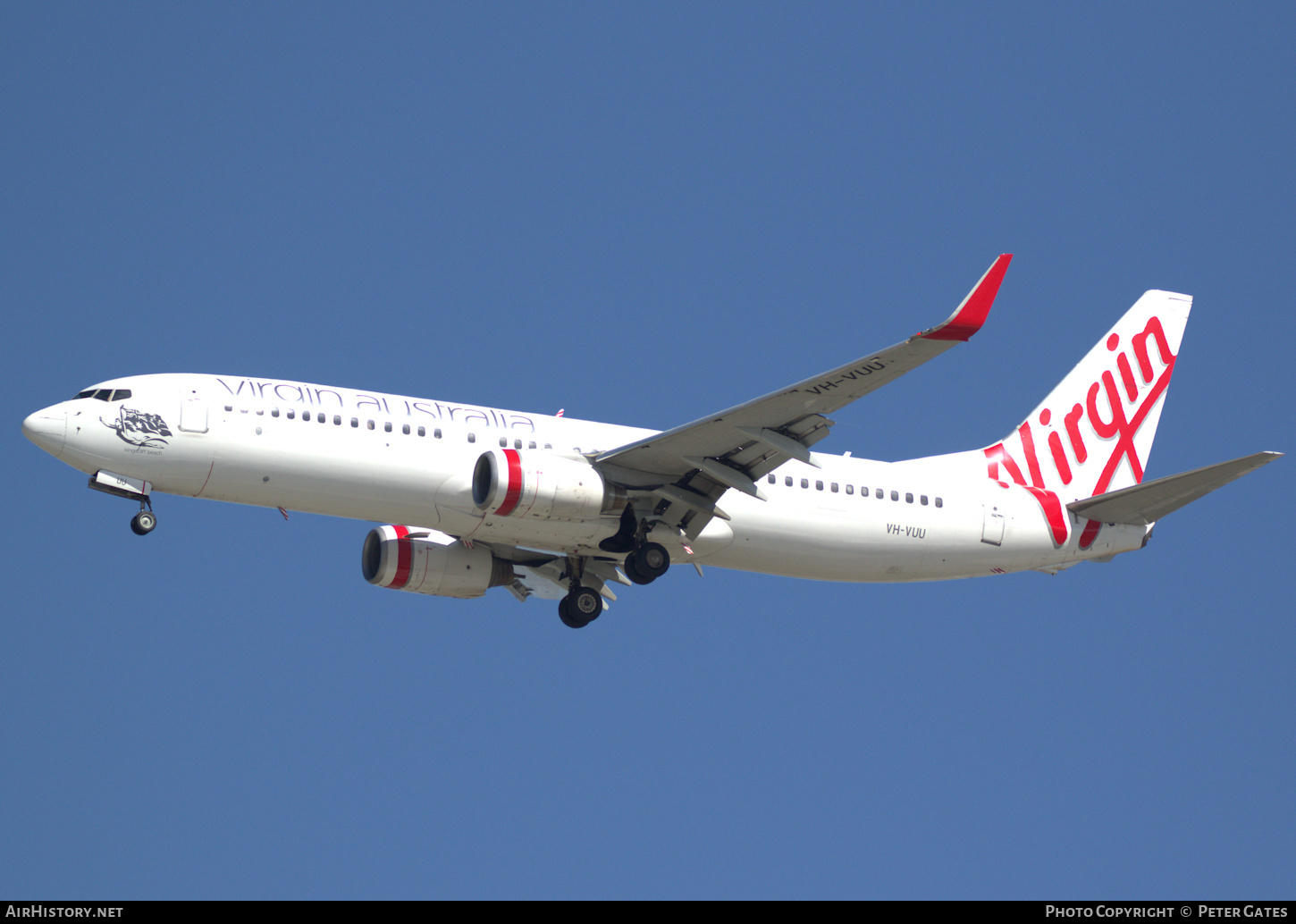 Aircraft Photo of VH-VUU | Boeing 737-8FE | Virgin Australia Airlines | AirHistory.net #197924