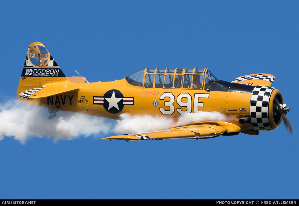 Aircraft Photo of N3639F / 148112 | North American SNJ-6 Texan | Dodson International Parts | USA - Navy | AirHistory.net #197958