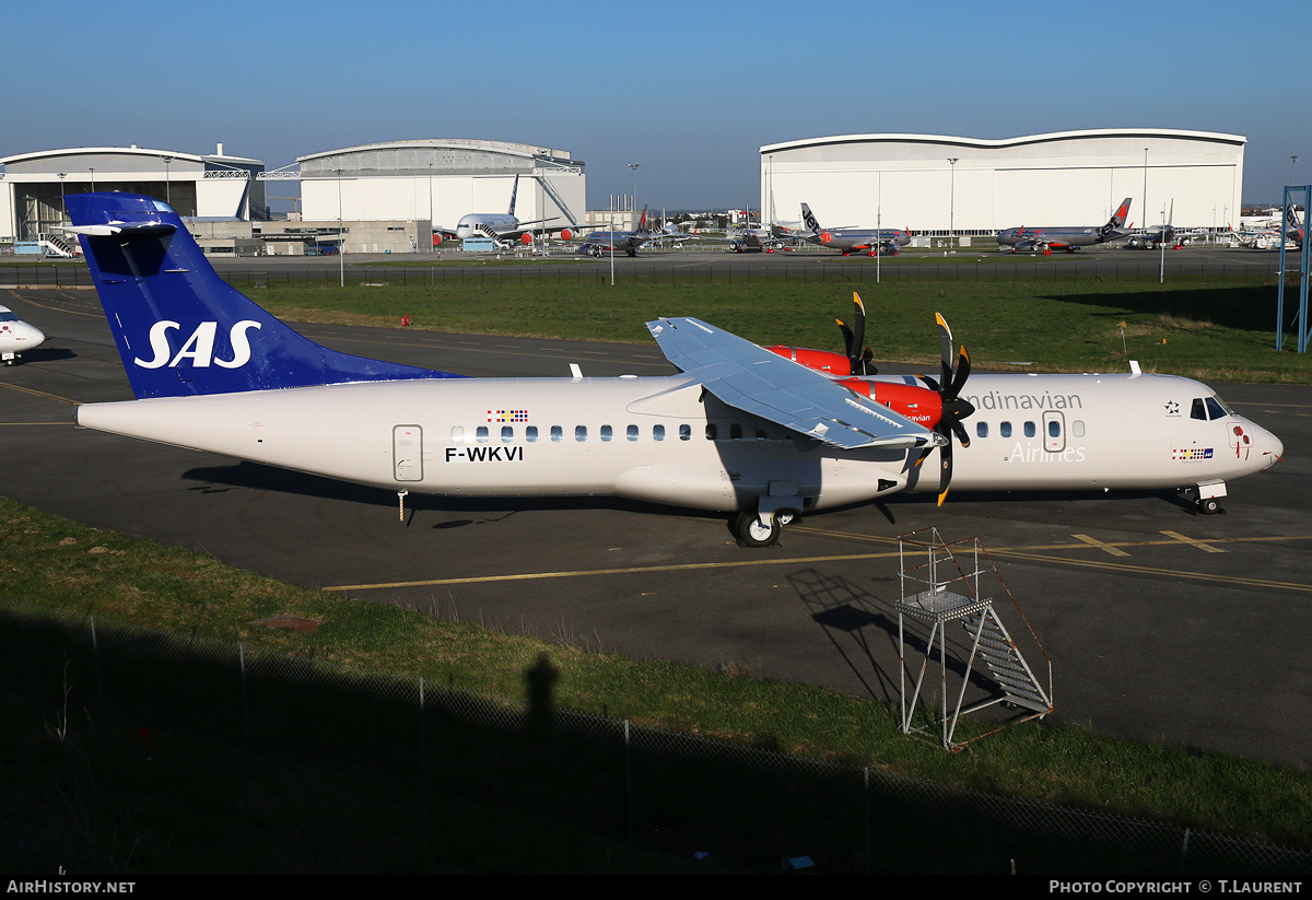 Aircraft Photo of F-WKVI | ATR ATR-72-600 (ATR-72-212A) | Scandinavian Airlines - SAS | AirHistory.net #197972