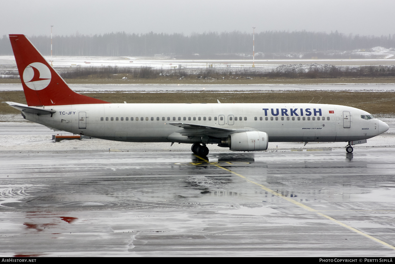 Aircraft Photo of TC-JFY | Boeing 737-8F2 | Turkish Airlines | AirHistory.net #197977