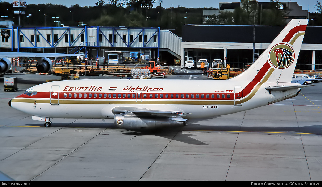 Aircraft Photo of SU-AYO | Boeing 737-266/Adv | EgyptAir | AirHistory.net #197991