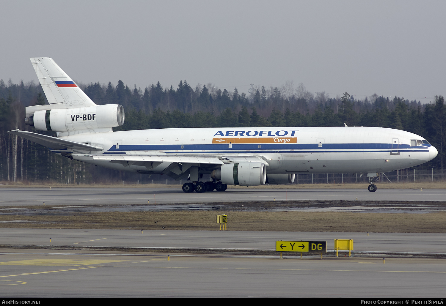 Aircraft Photo of VP-BDF | McDonnell Douglas DC-10-40(F) | Aeroflot - Russian Airlines Cargo | AirHistory.net #198015