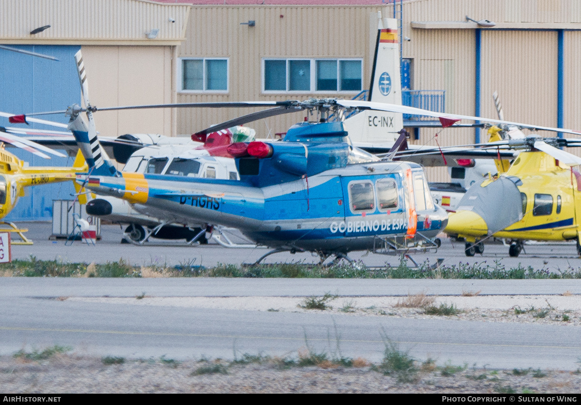 Aircraft Photo of D-HGHS | Bell 412HP | Gobierno de España | AirHistory.net #198044