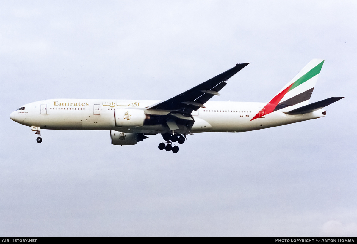 Aircraft Photo of A6-EMH | Boeing 777-21H/ER | Emirates | AirHistory.net #198050