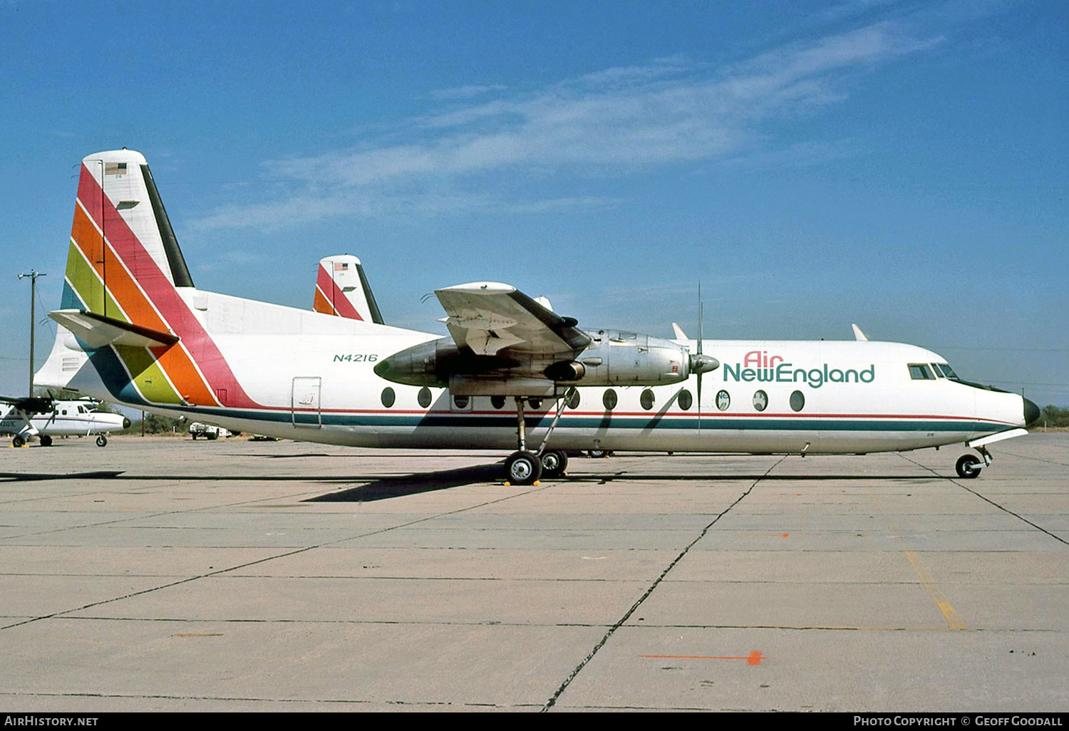 Aircraft Photo of N4216 | Fairchild Hiller FH-227B | Air New England | AirHistory.net #198095