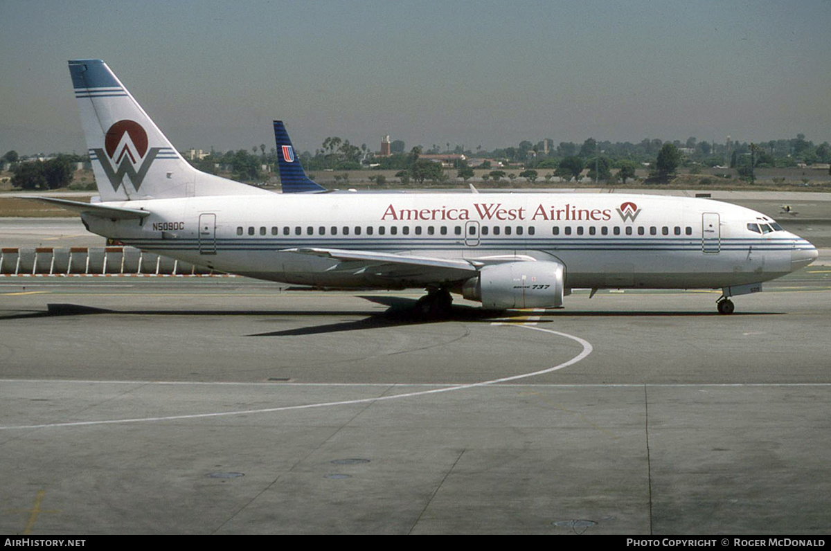 Aircraft Photo of N509DC | Boeing 737-33A | America West Airlines | AirHistory.net #198098
