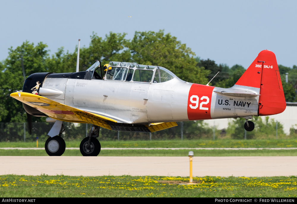 Aircraft Photo of N7976A / 3192 | North American AT-6F Texan | USA - Navy | AirHistory.net #198104