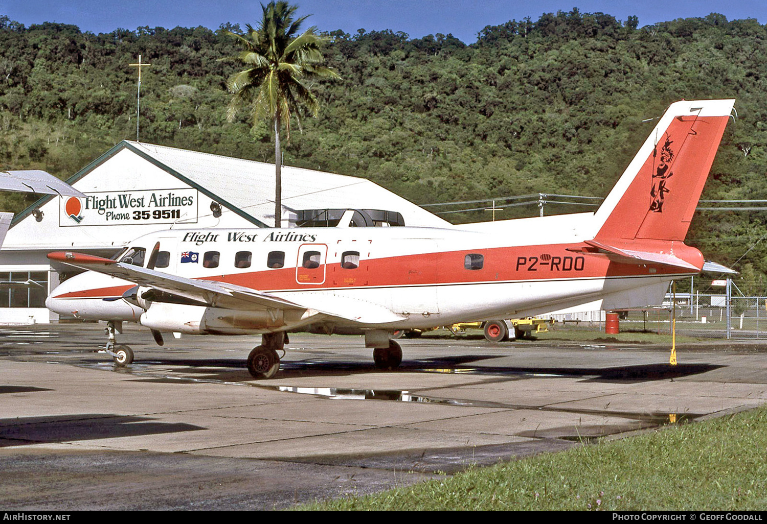 Aircraft Photo of P2-RDO | Embraer EMB-110 Bandeirante | Flight West Airlines | AirHistory.net #198129