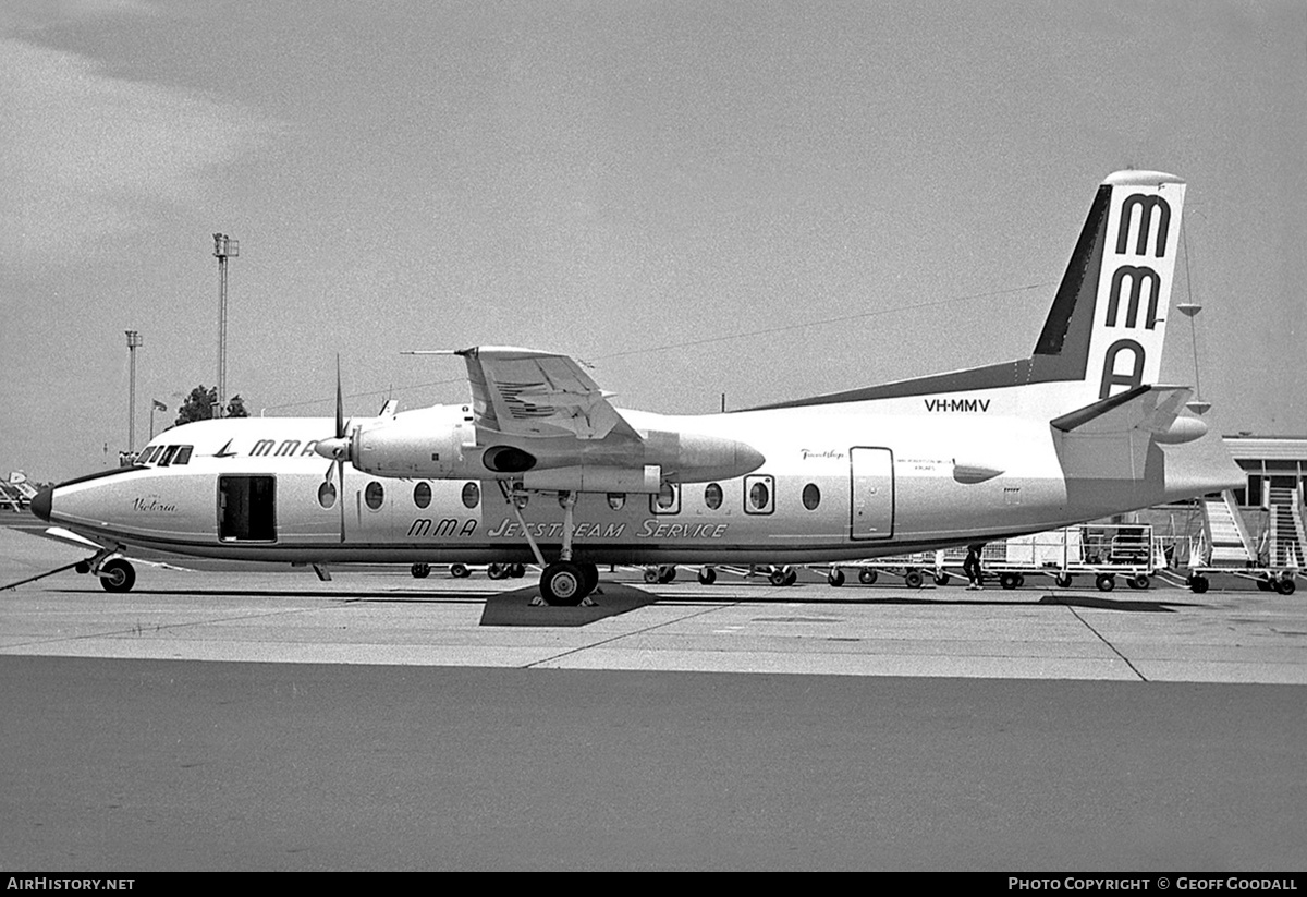 Aircraft Photo of VH-MMV | Fokker F27-200 Friendship | MacRobertson Miller Airlines - MMA | AirHistory.net #198130