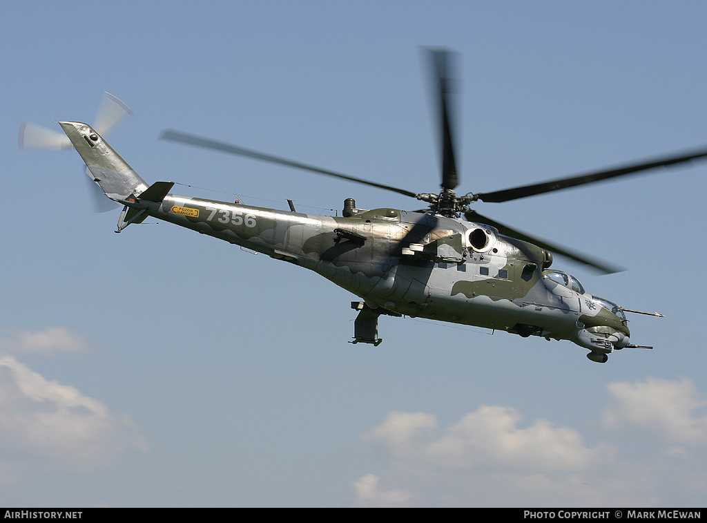 Aircraft Photo of 7356 | Mil Mi-24V | Czechia - Air Force | AirHistory.net #198141