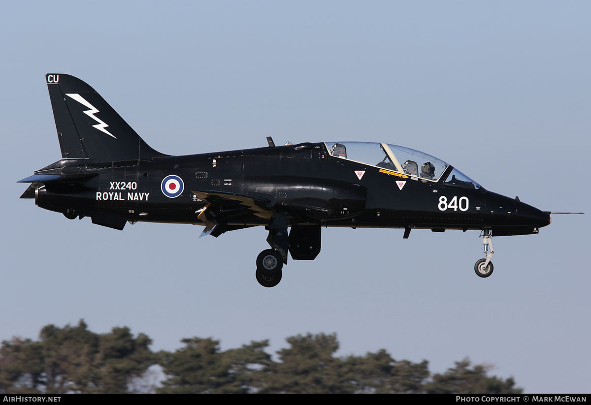 Aircraft Photo of XX240 | British Aerospace Hawk T1 | UK - Navy | AirHistory.net #198163
