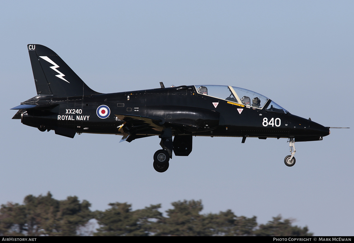 Aircraft Photo of XX240 | British Aerospace Hawk T.1 | UK - Navy | AirHistory.net #198163