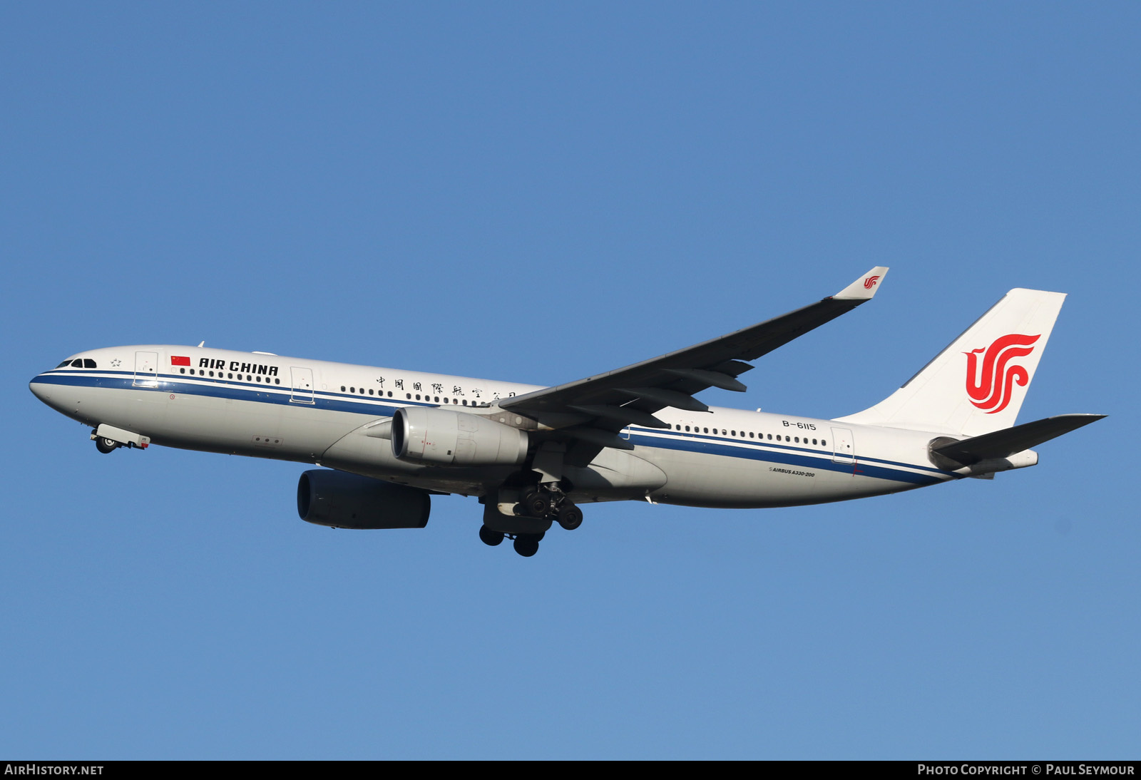 Aircraft Photo of B-6115 | Airbus A330-243 | Air China | AirHistory.net #198173