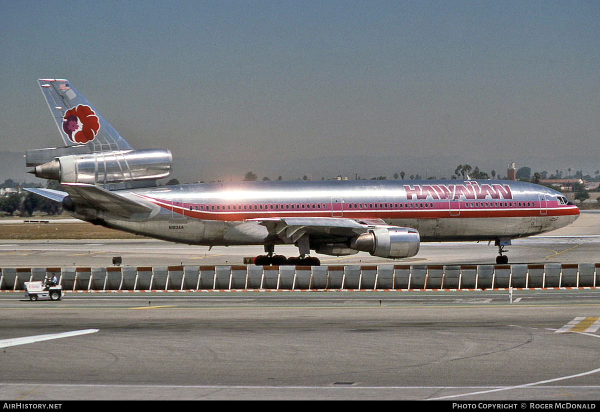 Aircraft Photo of N153AA | McDonnell Douglas DC-10-10 | Hawaiian Airlines | AirHistory.net #198196