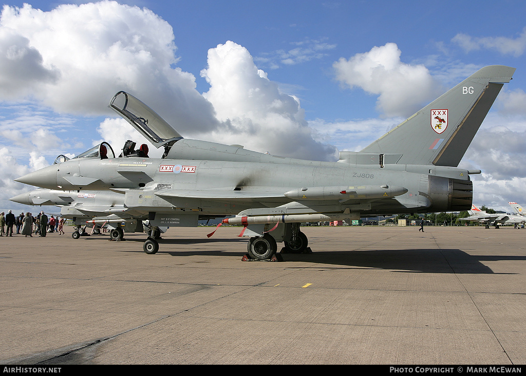 Aircraft Photo of ZJ808 | Eurofighter EF-2000 Typhoon T1 | UK - Air Force | AirHistory.net #198225