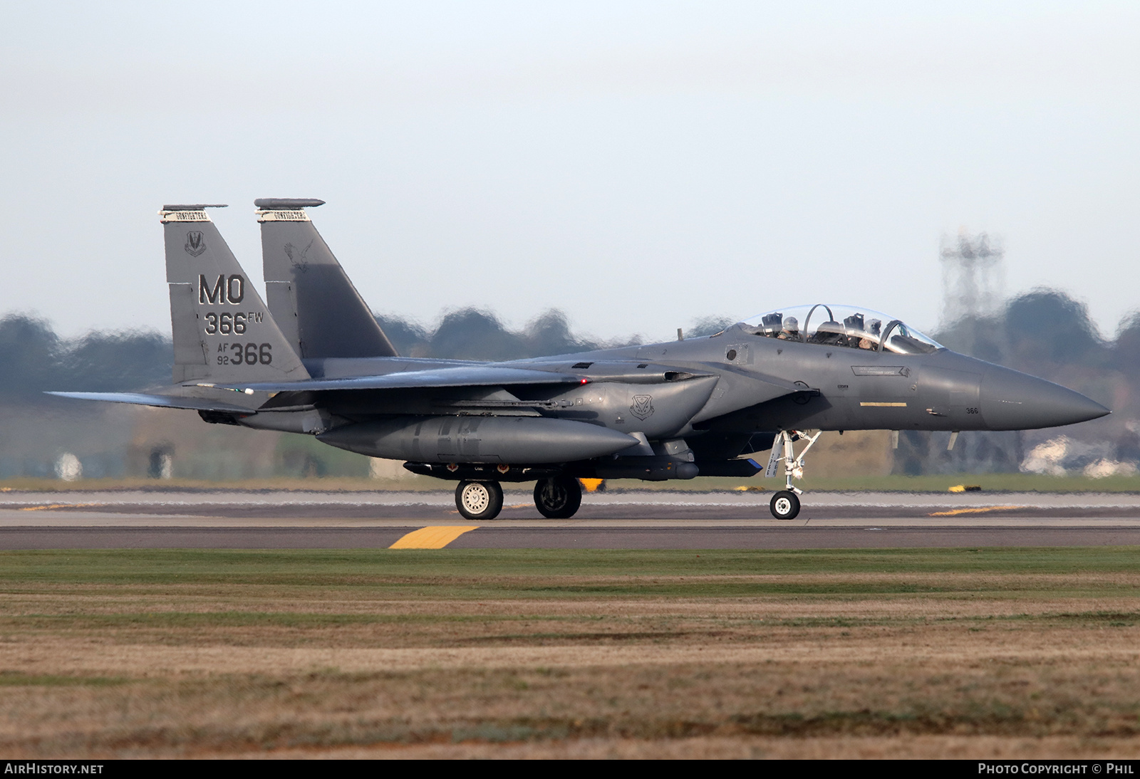 Aircraft Photo of 92-0366 / AF92-366 | Boeing F-15E Strike Eagle | USA - Air Force | AirHistory.net #198231