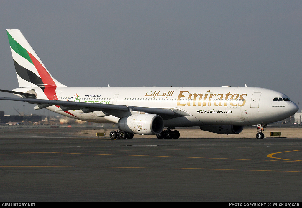Aircraft Photo of A6-EAC | Airbus A330-243 | Emirates | AirHistory.net #198244