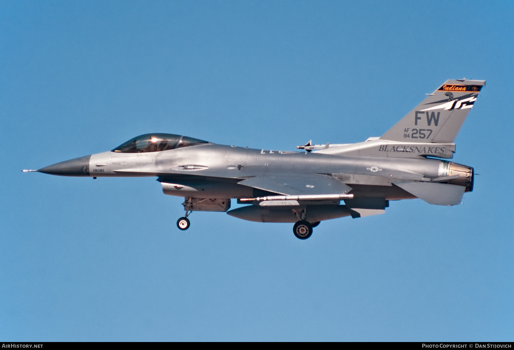 Aircraft Photo of 84-1257 / AF84-257 | General Dynamics F-16C Fighting Falcon | USA - Air Force | AirHistory.net #198253