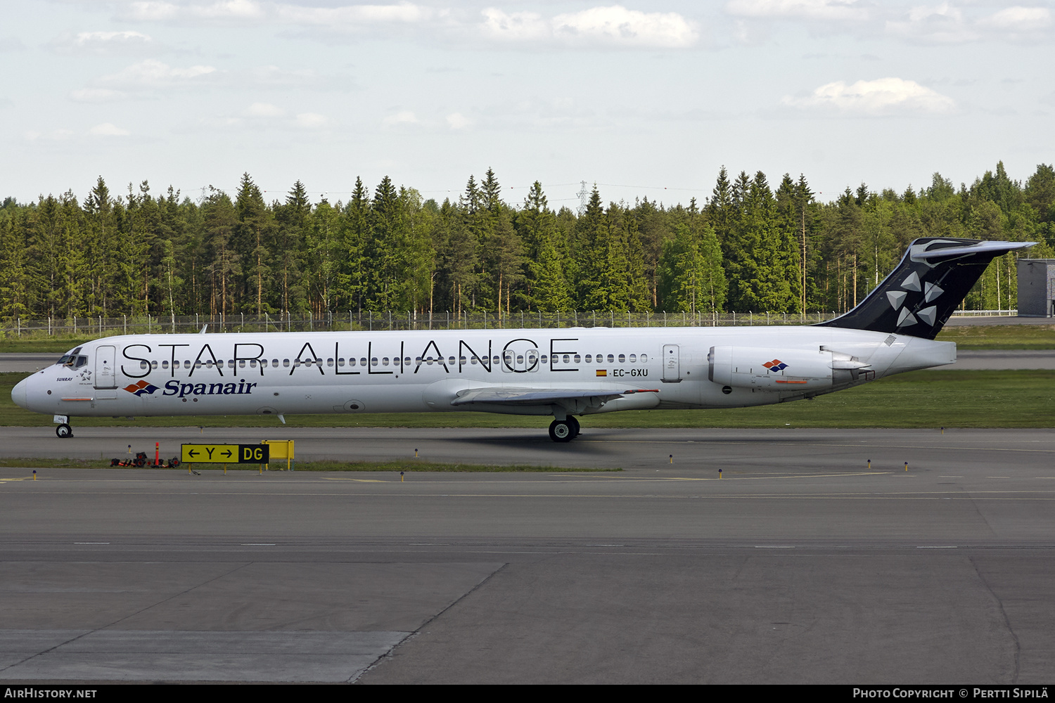 Aircraft Photo of EC-GXU | McDonnell Douglas MD-83 (DC-9-83) | Spanair | AirHistory.net #198256