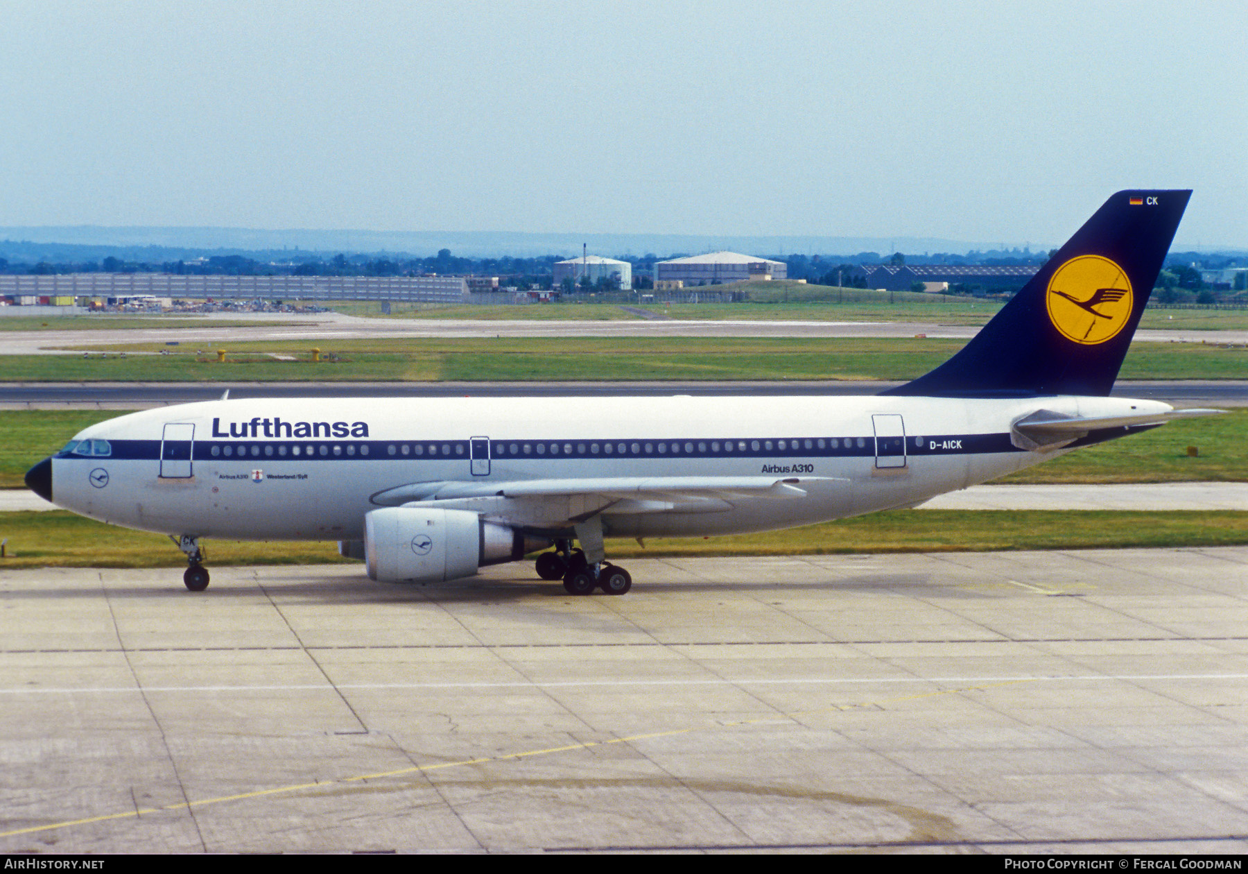 Aircraft Photo of D-AICK | Airbus A310-203 | Lufthansa | AirHistory.net #198273