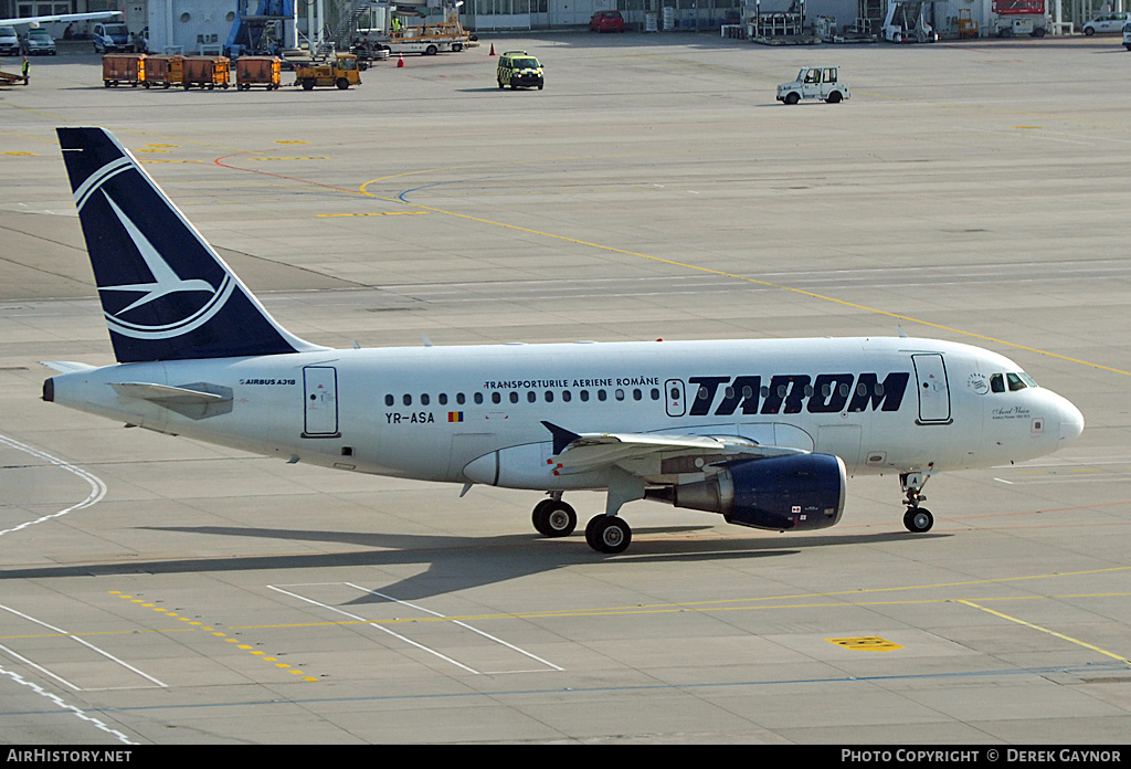 Aircraft Photo of YR-ASA | Airbus A318-111 | TAROM - Transporturile Aeriene Române | AirHistory.net #198277