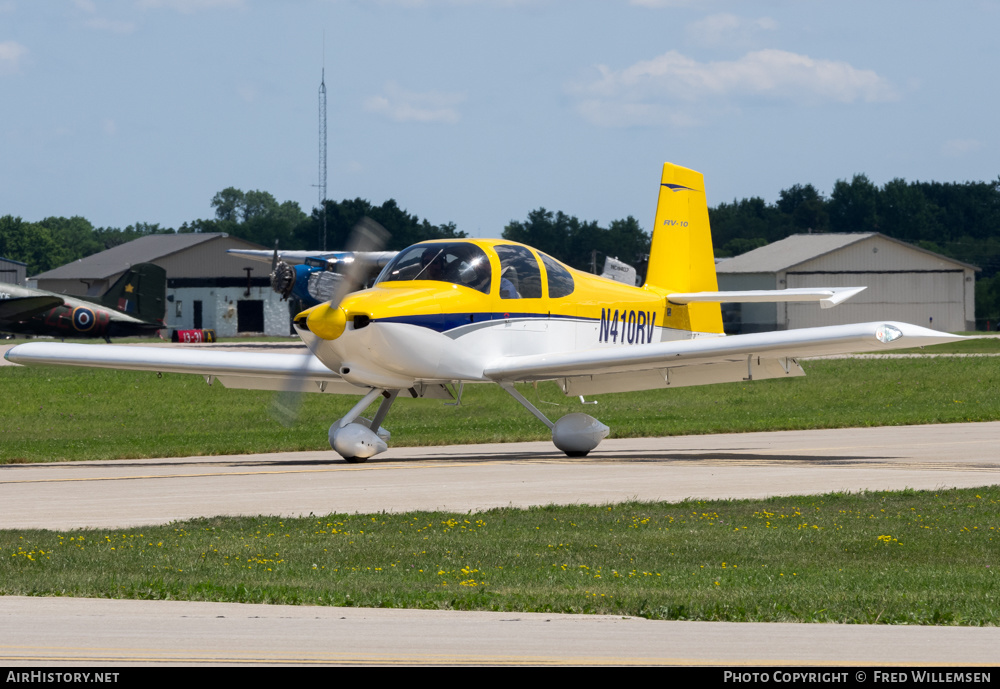 Aircraft Photo of N410RV | Van's RV-10 | AirHistory.net #198286