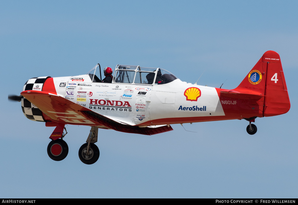 Aircraft Photo of N601JF | North American AT-6C Harvard IIA | Aeroshell Aerobatic Team | AirHistory.net #198293