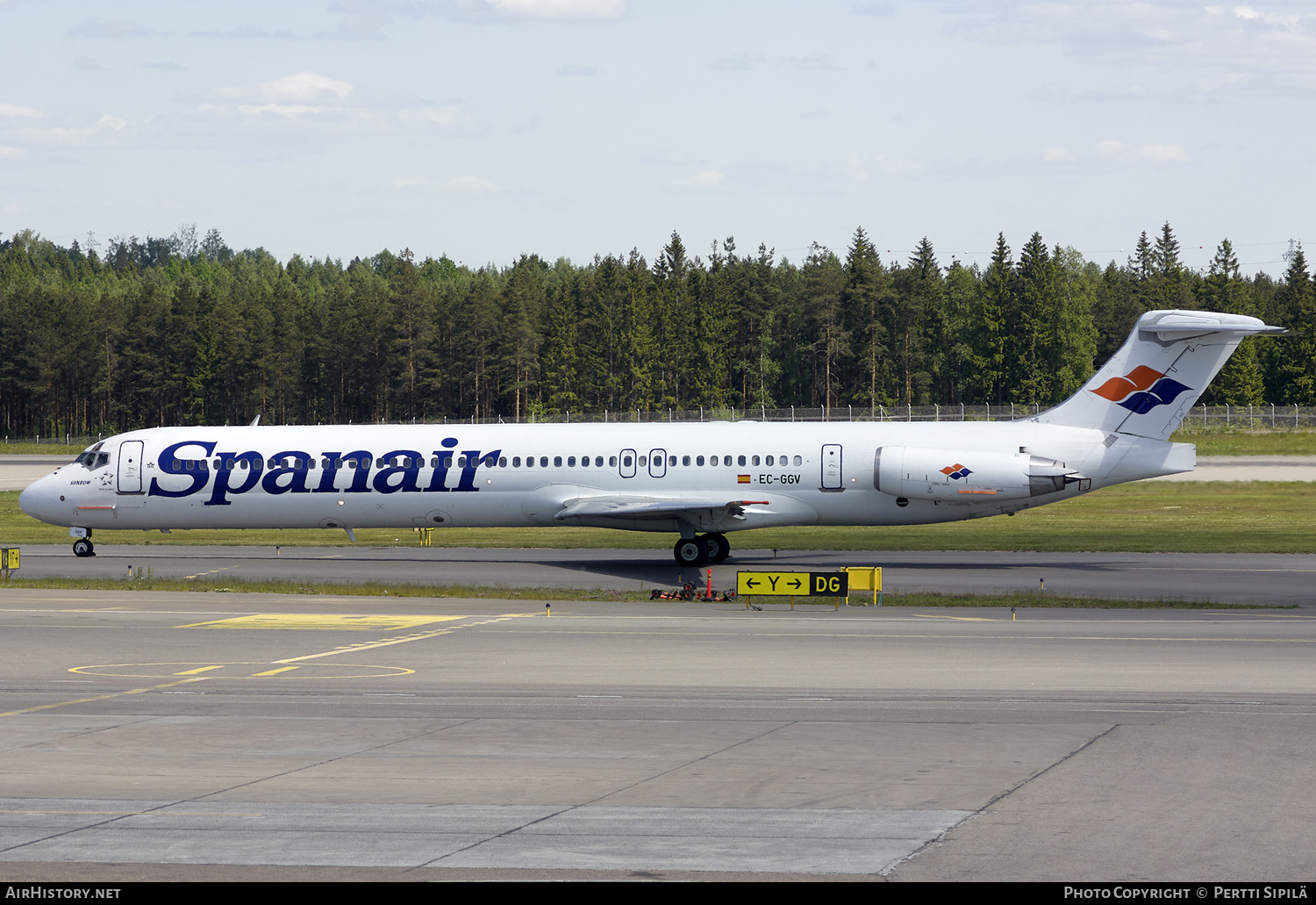 Aircraft Photo of EC-GGV | McDonnell Douglas MD-83 (DC-9-83) | Spanair | AirHistory.net #198309