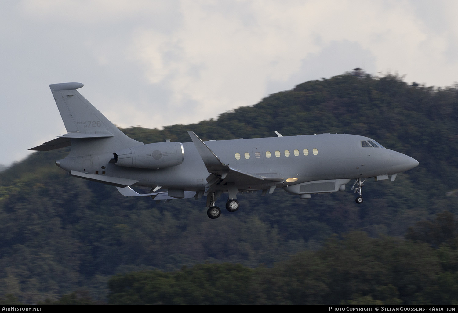 Aircraft Photo of 14-726 | Dassault Falcon 2000S | South Korea - Air Force | AirHistory.net #198311