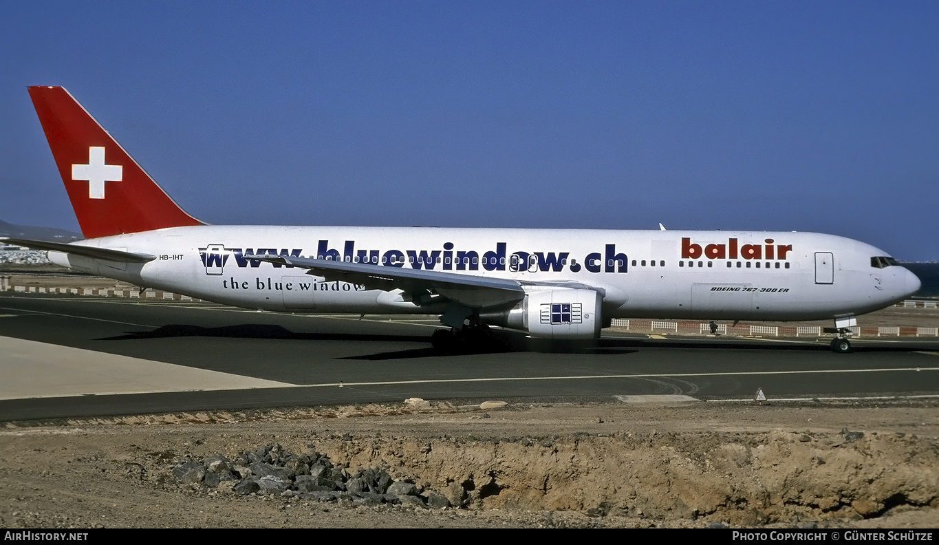Aircraft Photo of HB-IHT | Boeing 767-35H/ER | Balair | AirHistory.net #198320