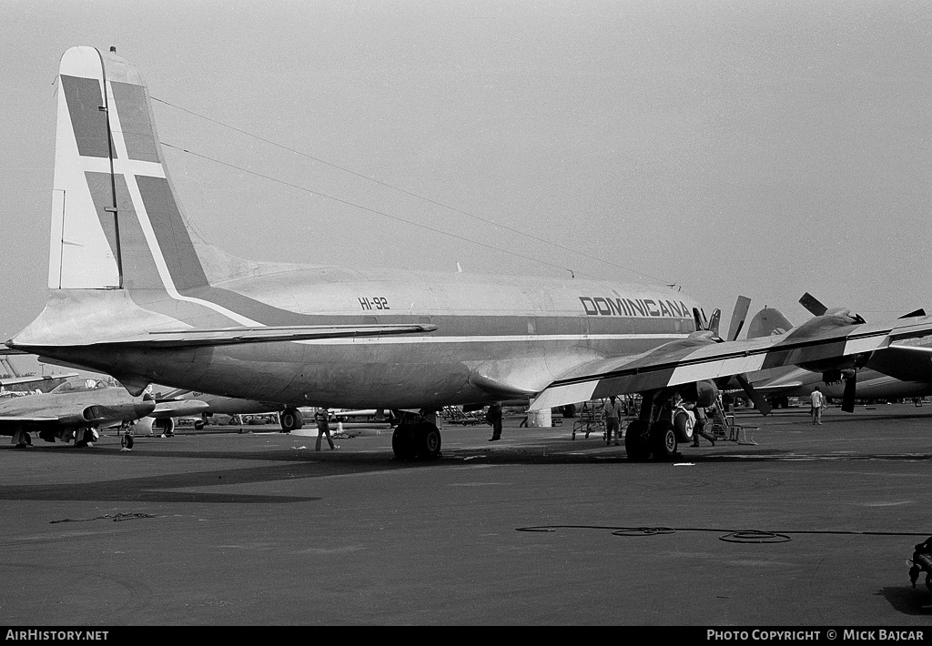 Aircraft Photo of HI-92 | Douglas DC-6B | Dominicana | AirHistory.net #198329