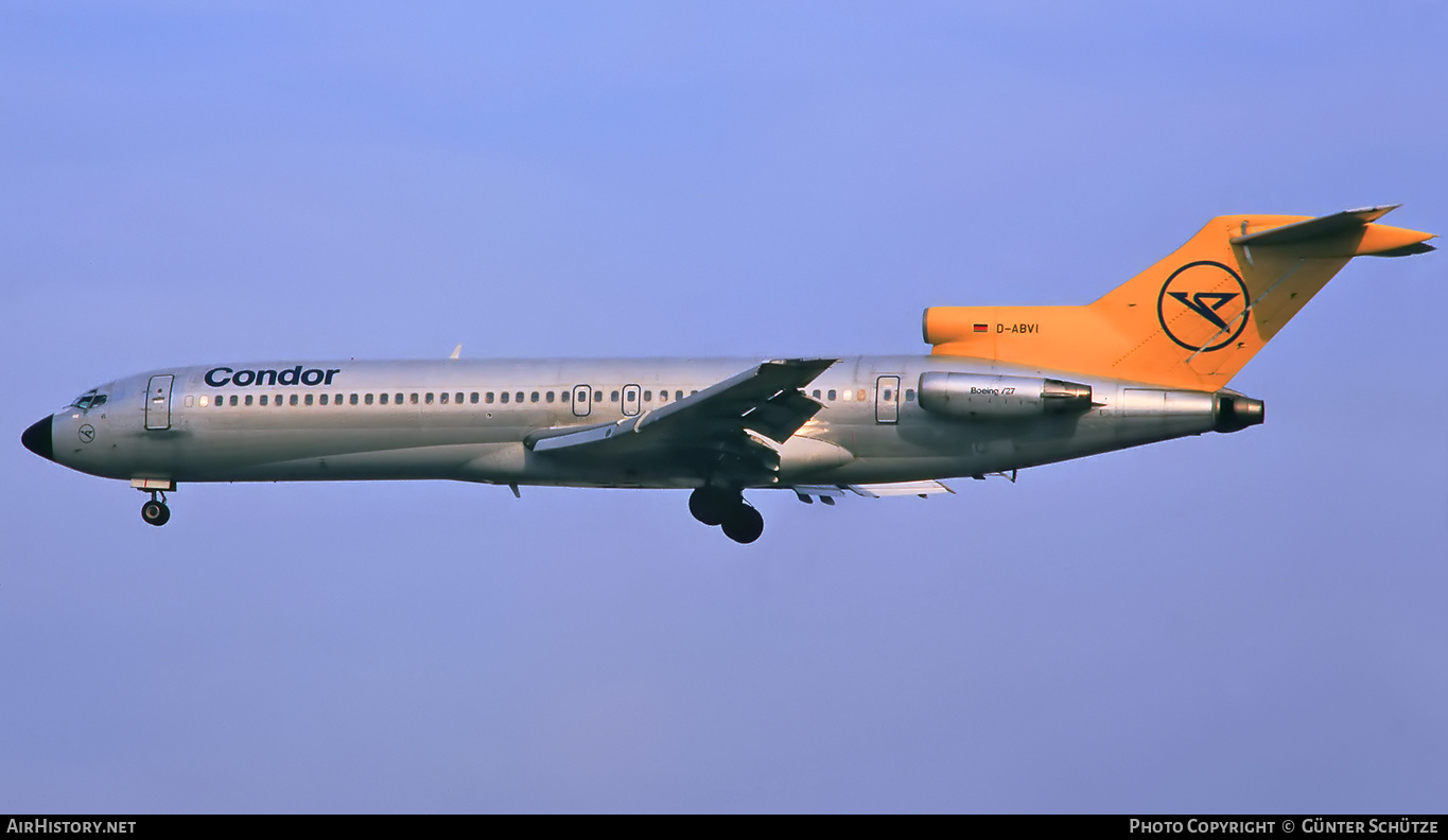 Aircraft Photo of D-ABVI | Boeing 727-230/Adv | Condor Flugdienst | AirHistory.net #198342