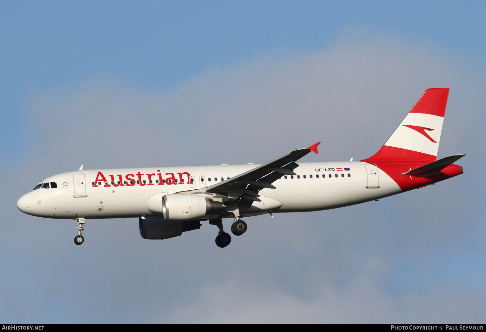 Aircraft Photo of OE-LZD | Airbus A320-214 | Austrian Airlines | AirHistory.net #198343