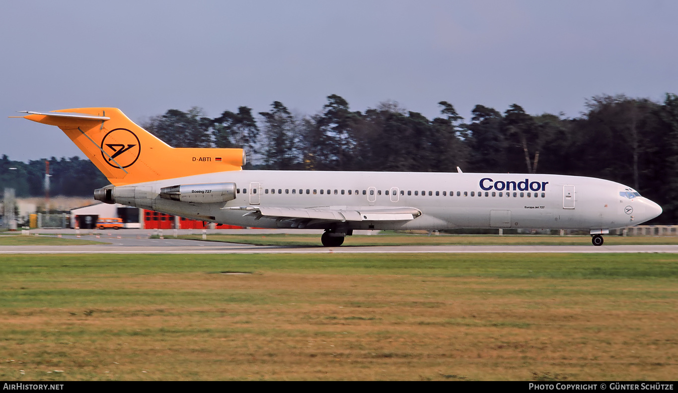 Aircraft Photo of D-ABTI | Boeing 727-230/Adv | Condor Flugdienst | AirHistory.net #198351