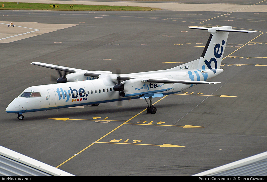Aircraft Photo of G-JEDL | Bombardier DHC-8-402 Dash 8 | Flybe | AirHistory.net #198362
