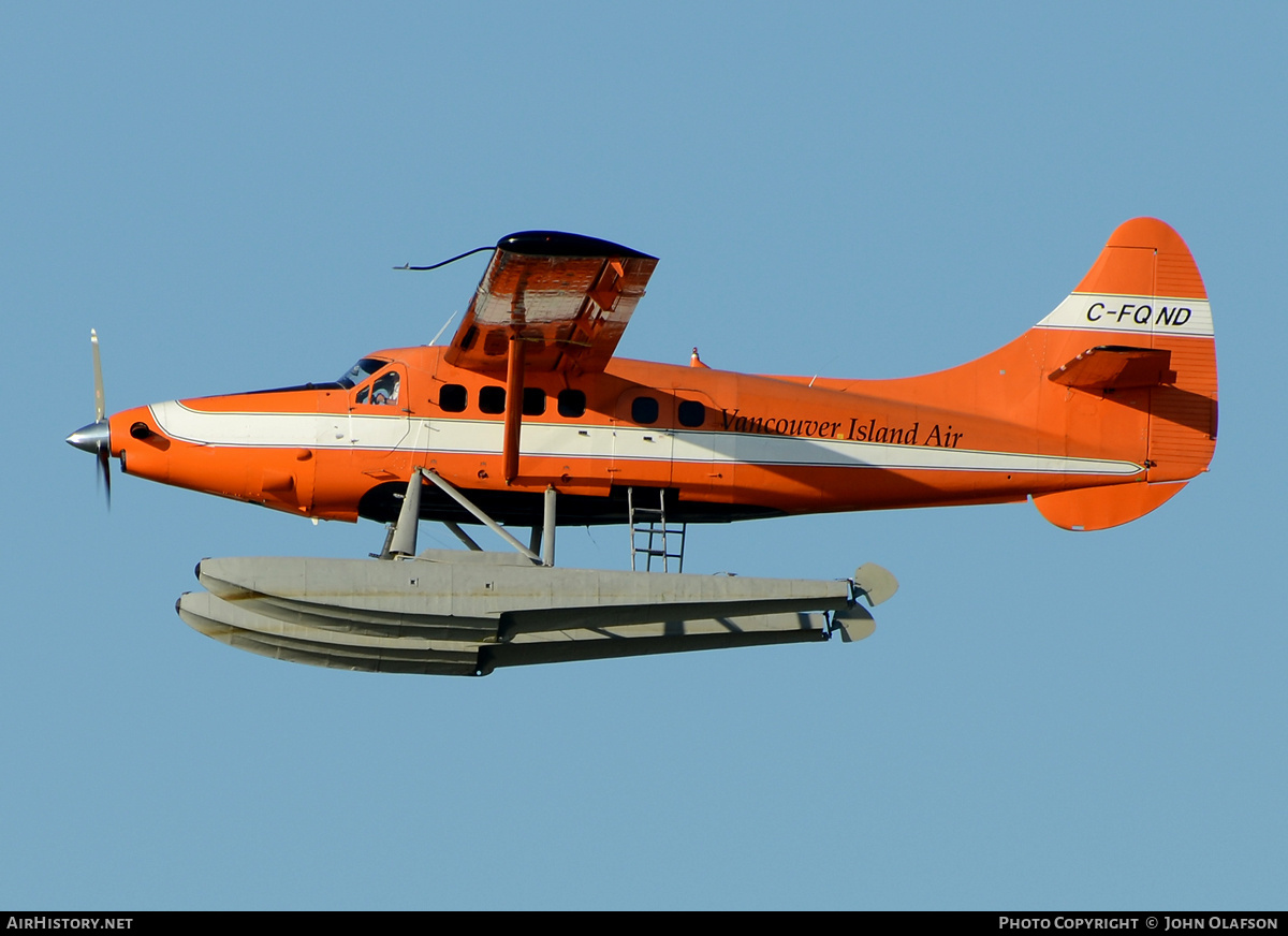Aircraft Photo of C-FQND | Vazar DHC-3T Turbine Otter | Vancouver Island Air | AirHistory.net #198374