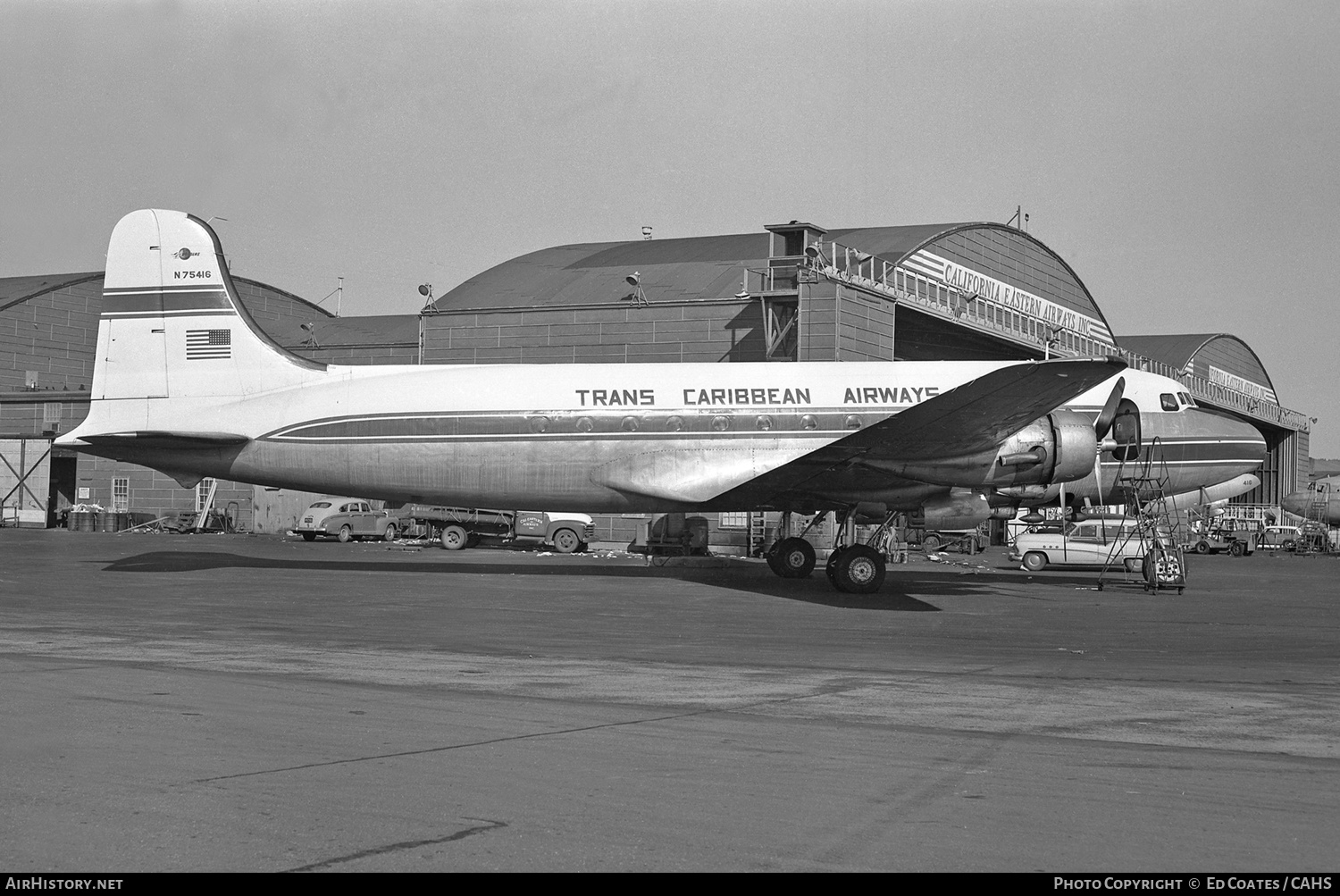 Aircraft Photo of N75416 | Douglas C-54A Skymaster | Trans Caribbean Airways - TCA | AirHistory.net #198377
