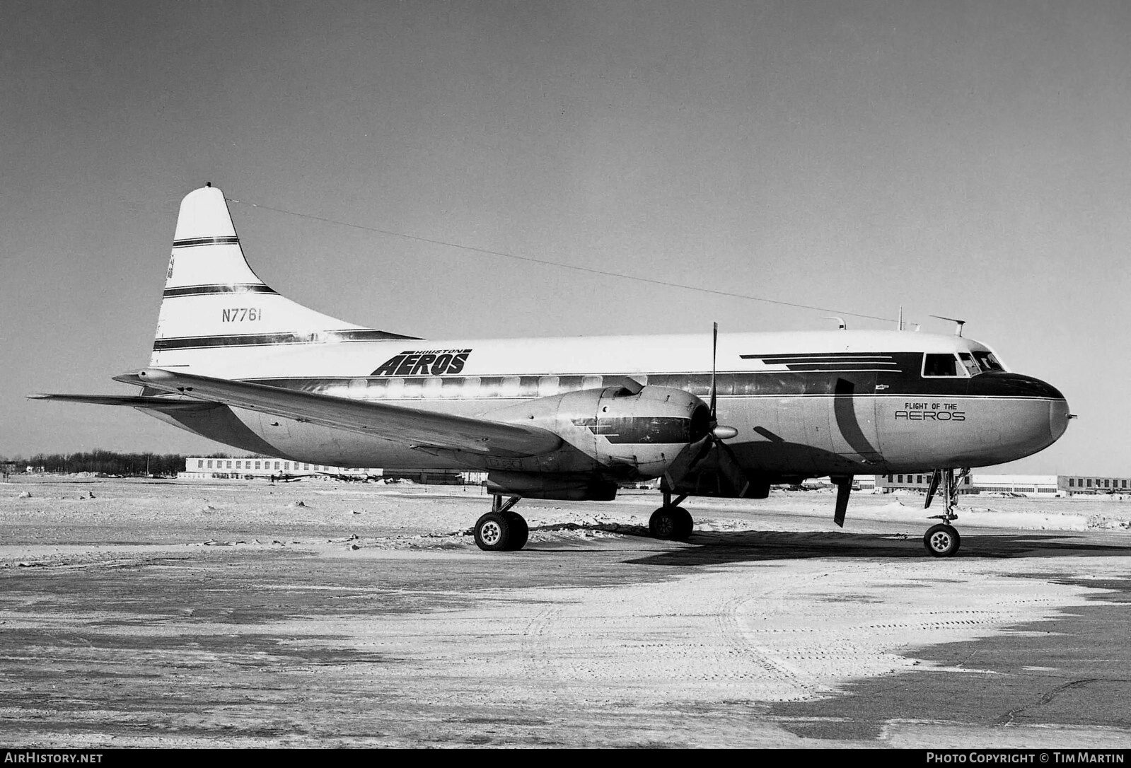 Aircraft Photo of N7761 | Convair 240-23 | Houston Aeros | AirHistory.net #198389