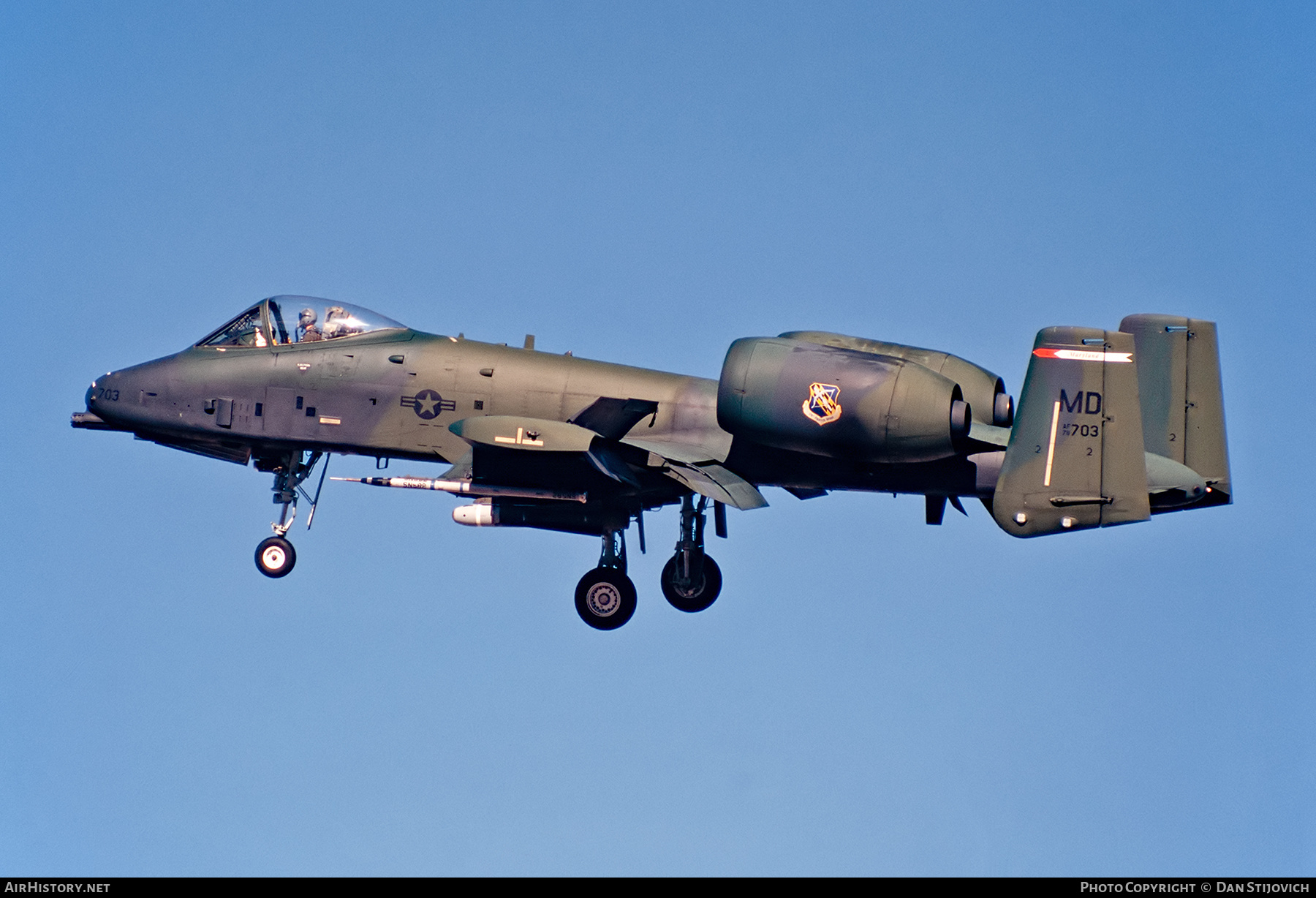 Aircraft Photo of 78-0703 / AF78-703 | Fairchild A-10A Thunderbolt II | USA - Air Force | AirHistory.net #198392