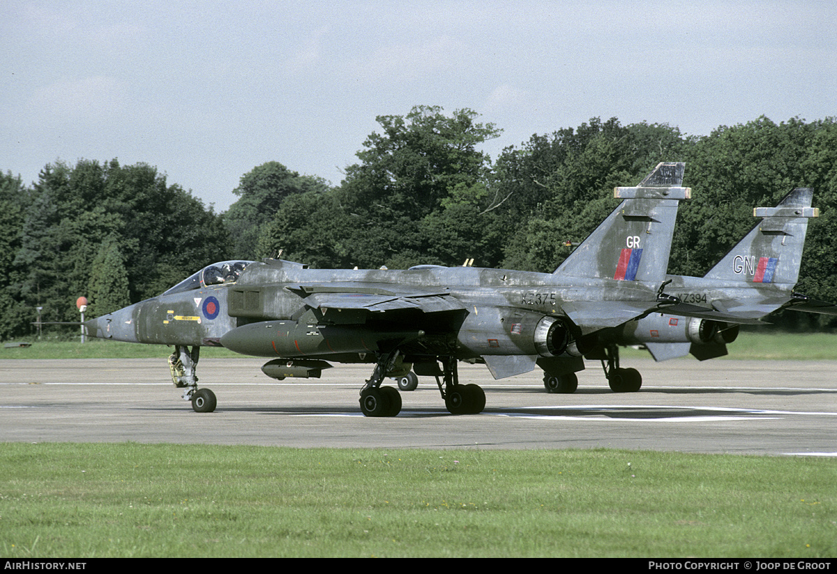 Aircraft Photo of XZ375 | Sepecat Jaguar GR1A | UK - Air Force | AirHistory.net #198393