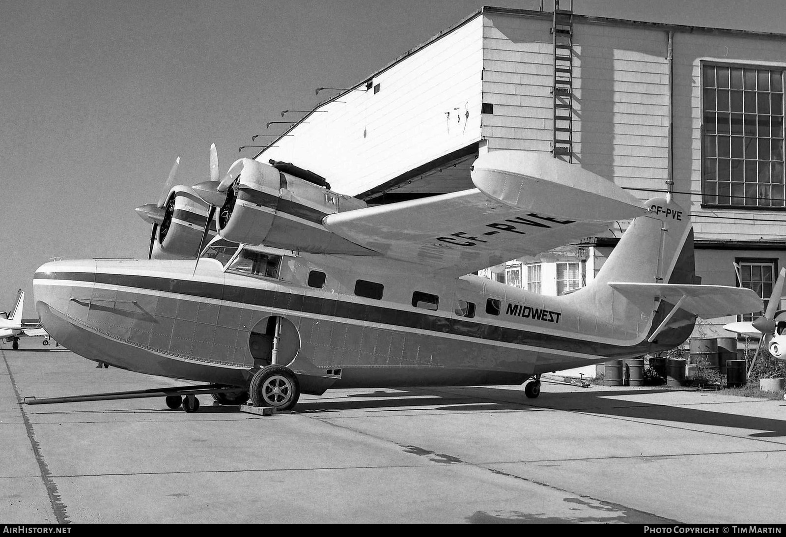Aircraft Photo of CF-PVE | Grumman G-21A Goose | Midwest Aviation | AirHistory.net #198402
