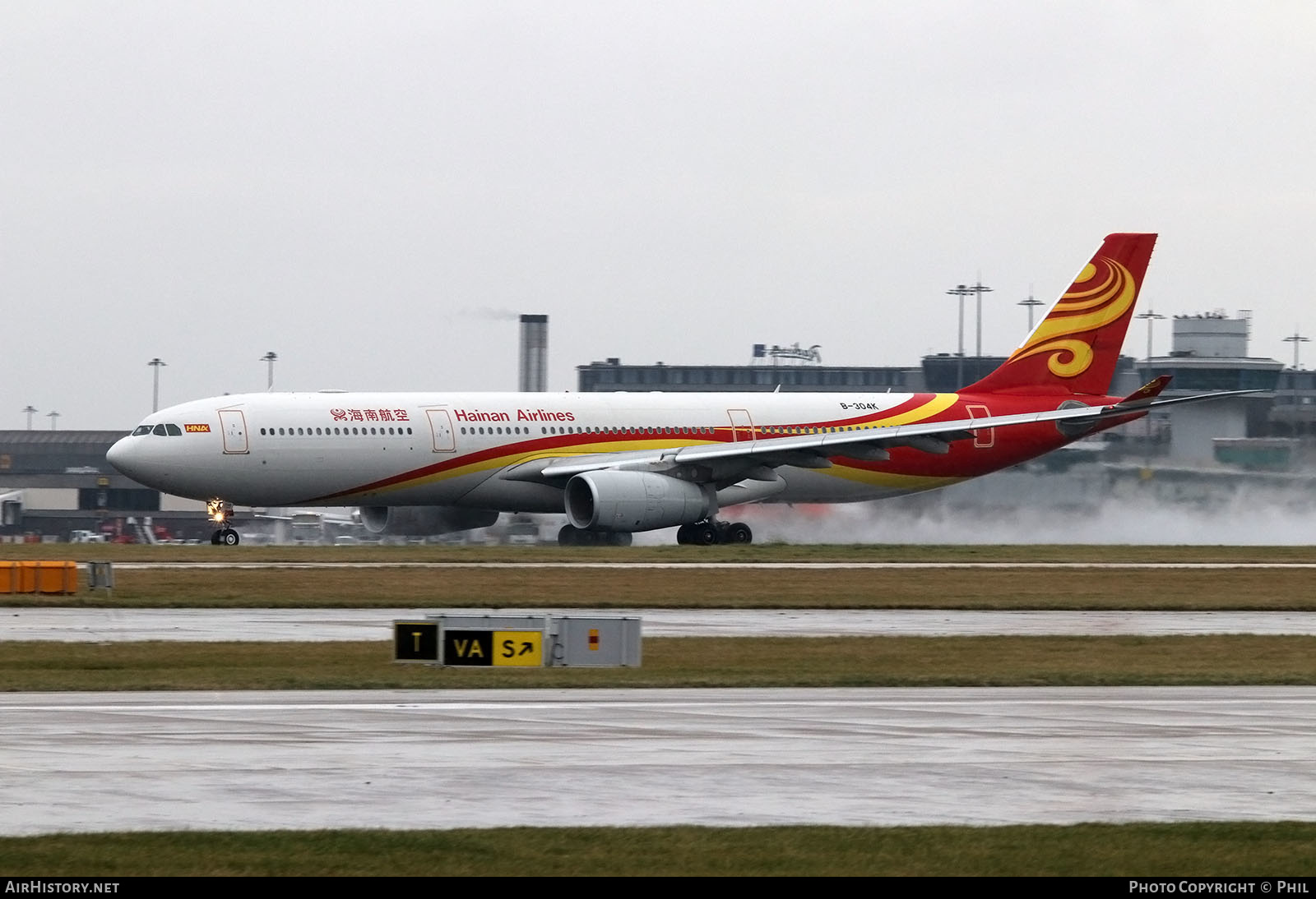 Aircraft Photo of B-304K | Airbus A330-343E | Hainan Airlines | AirHistory.net #198409